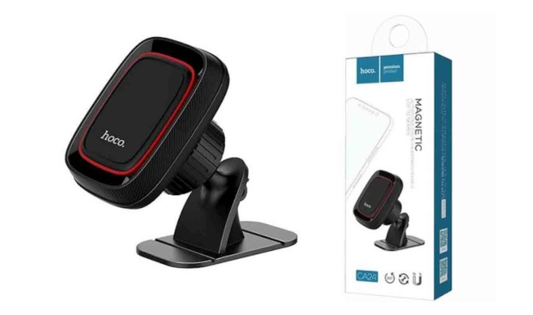 Держатель автомобильный для телефона HOCO CA24 Lotto series magnetic automotive center adsorbed holder черный Держатель автомобильный для телефона HOCO CA24 Lotto series magnetic automotive center adsorbed holder черный