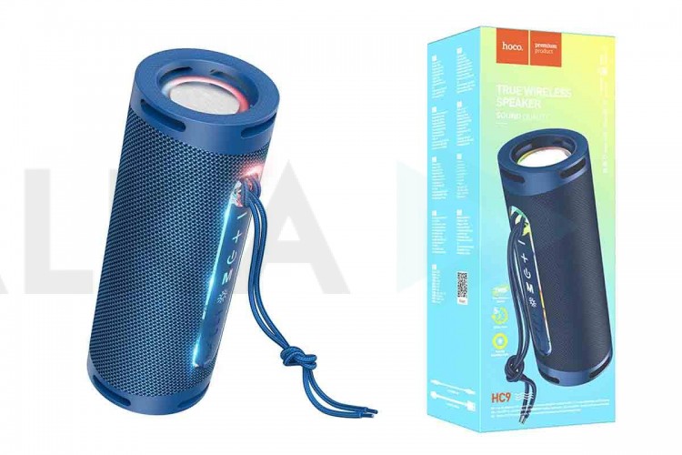 Портативная беспроводная колонка HOCO HC9 Dazzling pulse sports wireless speaker (синий)