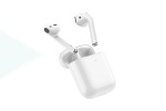 Наушники вакуумные беспроводные HOCO EW02 Plus True wireless BT headset Bluetooth (белый)