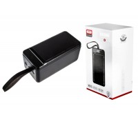 Универсальный дополнительный аккумулятор Power Bank XO PR160, 80000 mAh, 3A вх/вых, USB/Type-C, QC 3.0+PD, черный (-)