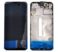 Дисплей для Samsung A256E Galaxy A25 5G Black в сборе с тачскрином + рамка 100%