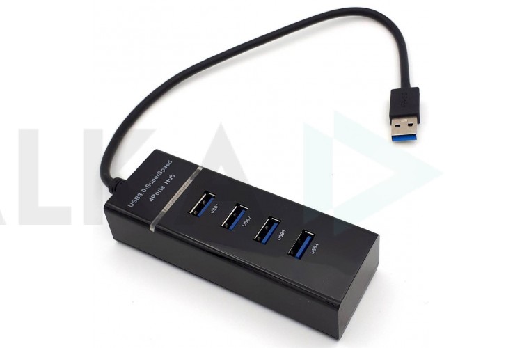 Разветвитель USB HUB 3.0 NN-HB007 на 4 порта (черный)