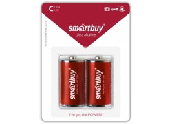 Батарейка алкалиновая Smartbuy LR20/373 BL2 блистер цена за 2 шт (SBBA-D02B)