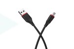 Кабель USB - MicroUSB BOROFONE BX17 2A (черный) 1м