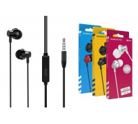 Наушники вакуумные проводные BOROFONE BM35 Farsighted universal earphones (черный)