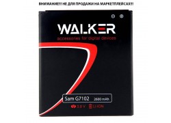 Аккумуляторная батарея WALKER для Samsung (EBB220AC) G7102/G7106/Grand 2 (2600 mAh)