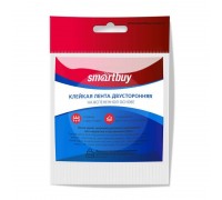 Клейкая лента Smartbuy двусторонняя, на вспененной основе 1.0х19мм, 2 метра, черная(SBE-DST-19-02-b)
