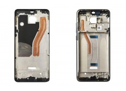 Средняя часть для Xiaomi Redmi Note 8 Pro (рамка дисплея) черный, с разбора