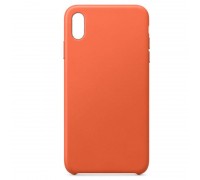 Чехол для iPhone ХS (5.8) Soft Touch (красно-оранжевый)