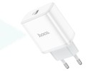 Сетевое зарядное устройство USB-C HOCO C104A PD 20W (белый)