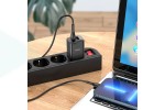 Сетевое зарядное устройство 2USB HOCO N25 2100mAh (черный)