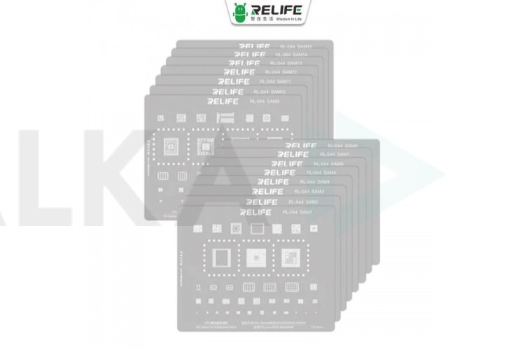 Трафарет BGA RELIFE RL-044 SAM13 SDM450/ 660/ SM6150/ MT6762 0.12MM