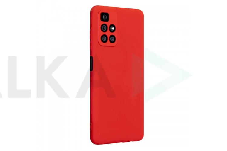 Чехол для Xiaomi Redmi 10C тонкий (красный)