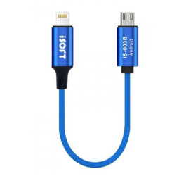 Кабель для передачи данных ISOFT IS-003B IP-to-Android (MicroUSB)