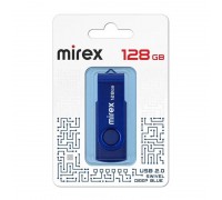 Флешка USB 2.0 Mirex SWIVEL DEEP BLUE 128GB  (ecopack)