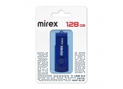 Флешка USB 2.0 Mirex SWIVEL DEEP BLUE 128GB  (ecopack)