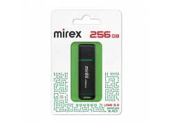 Флешка USB 3.0 Mirex SPACER BLACK 256GB (ecopack)