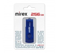 Флешка USB 3.0 Mirex SWIVEL DEEP BLUE 256GB  (ecopack)