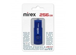 Флешка USB 3.0 Mirex SWIVEL DEEP BLUE 256GB  (ecopack)