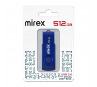 Флешка USB 3.0 Mirex SWIVEL DEEP BLUE 512GB  (ecopack)