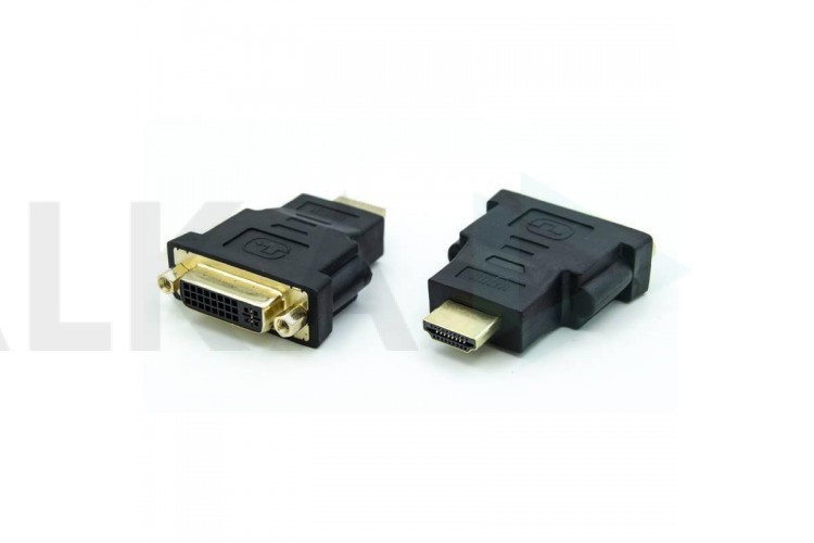 Переходник HDMI (папа) - DVI-I (мама) V1.4