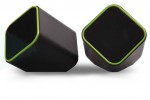 Акустическая система 2.0 Smartbuy CUTE, мощность 6Вт, USB SBA-2580 (черно-зеленый)