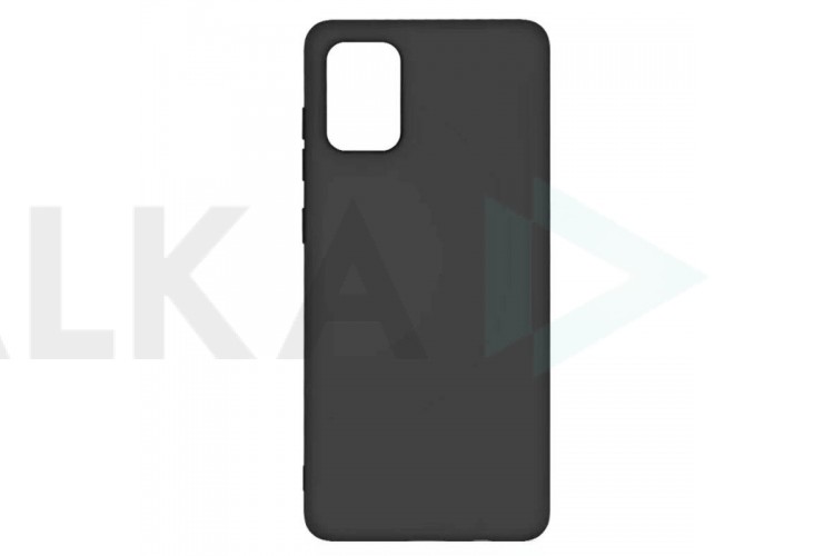 Чехол для Samsung A03S тонкий (черный)