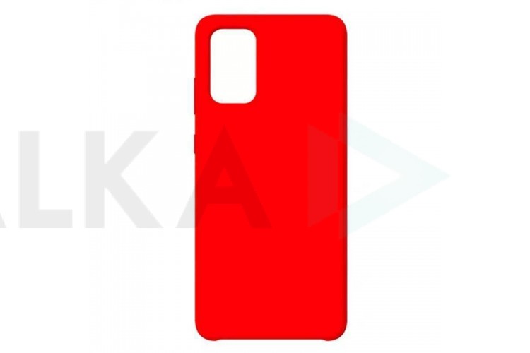 Чехол для Samsung A03S тонкий (красный)