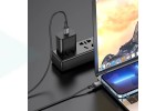 Кабель USB Type-C - USB Type-C BOROFONE BX83, PD60W (черный) 1м силиконовый