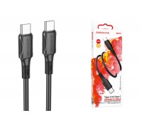 Кабель USB Type-C - USB Type-C BOROFONE BX80, PD60W (белый) 1м