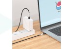 Кабель USB Type-C - USB Type-C HOCO X82 PD60W (белый) 1м (силиконовый)