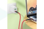 Кабель USB Type-C - Lightning HOCO U117, 3A PD20W (черный) 1м