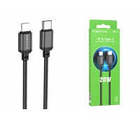 Кабель USB Type-C - Lightning BOROFONE BX87 (черный) 1м