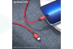 Кабель USB Type-C - Lightning BOROFONE BX87 (черный) 1м