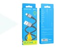 Кабель USB - Lightning BOROFONE BX83 2,4A (черный) 1м (силиконовый)