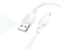 Кабель USB - Lightning BOROFONE BX93 2,4A (белый) 1м