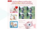 Детский фотоаппарат XO XJ01 Cartoon Dual Lens with Silicone Case pink