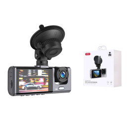 Автовидеорегистратор XO XJ03 Front and Rear Dual Camera Car Recorder 1080 HD Video (черный)