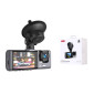 Автовидеорегистратор XO XJ03 Front and Rear Dual Camera Car Recorder 1080 HD Video (черный)