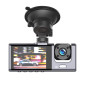 Автовидеорегистратор XO XJ03 Front and Rear Dual Camera Car Recorder 1080 HD Video (черный)