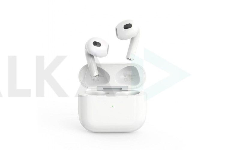 Наушники вакуумные беспроводные XO T4Pods (simple version without in-ear detection and wireless charging) White