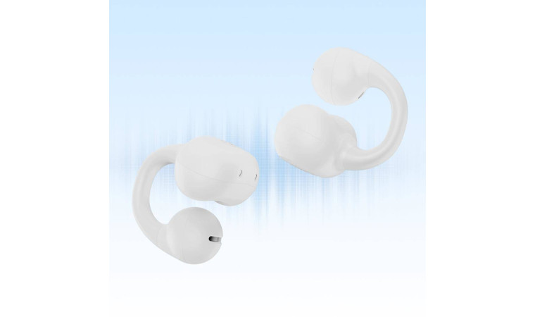 Наушники вакуумные беспроводные XO G19 Airship Clip Ear Long Range TWS White Наушники вакуумные беспроводные XO G19 Airship Clip Ear Long Range TWS White
