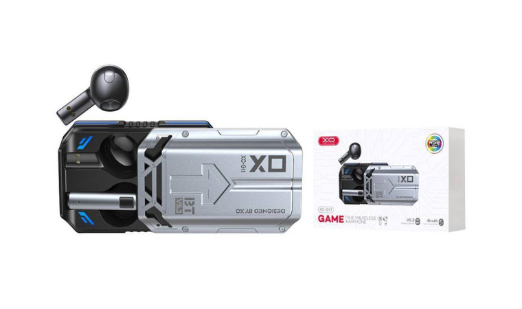 Наушники вакуумные беспроводные XO G11 Sword Rain Gaming TWS Grey Наушники вакуумные беспроводные XO G11 Sword Rain Gaming TWS Grey