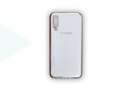 Чехол для Samsung A70 с хромовым контуром (в ассортименте)