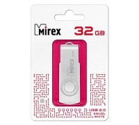 Флешка USB 2.0 Mirex SWIVEL WHITE 32GB (ecopack)