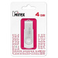 Флешка USB 2.0 Mirex SWIVEL WHITE 4GB (ecopack)