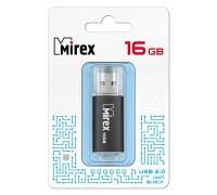 Флешка USB 2.0 Mirex UNIT BLACK 16GB (ecopack)