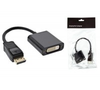 Конвертер переходник DisplayPort (папа) - DVI-I (мама)