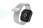 Ремешок для Apple Watch HOCO AS101 Миланский двухсекционный магнитный ремешок с петлей для часов iWatch 38/41/40 мм) серебристый