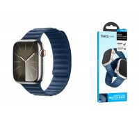 Ремешок для Apple Watch HOCO AS100 Тканый магнитный ремешок для часов iWatch AS100 (38/40/41 мм) синий